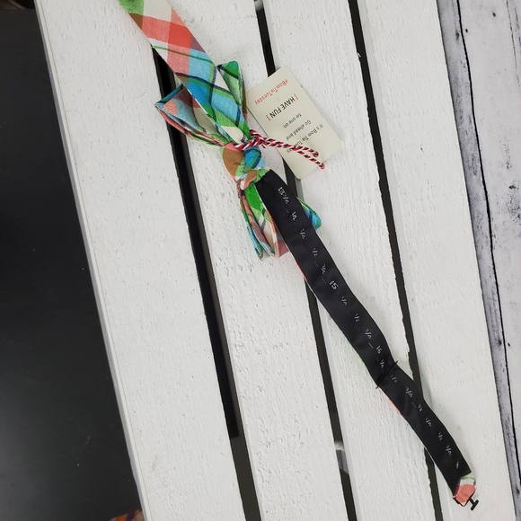 Bow Tie Tuesday Cream Pink Blue Green Pastel Tie - Picture 6 of 7